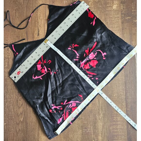 Ganni Silk Blend Camisole Tank Top, EU38/US6, Black - Picture 4 of 7